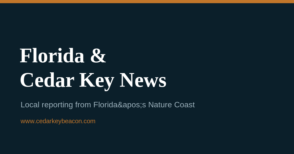 Cool, Dry Air Settles Over Nature Coast, but Winds Bring Small Craft Advisory for Gulf Waters